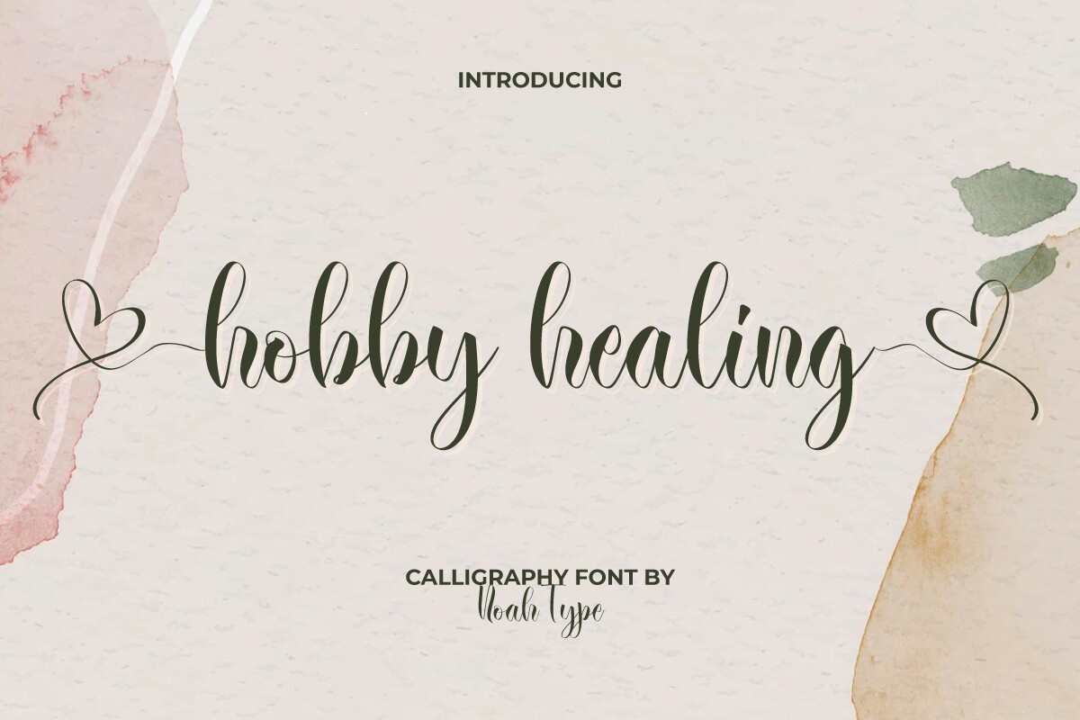 Schriftart Hobby Healing