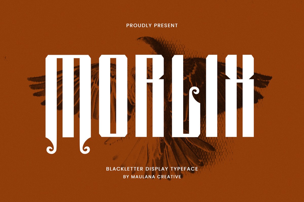 Schriftart Morlix