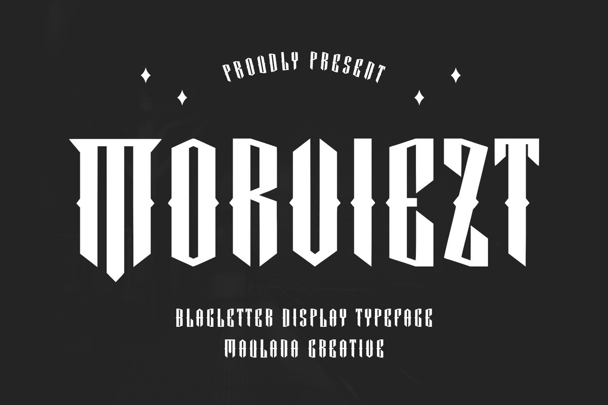 Schriftart Morviezt