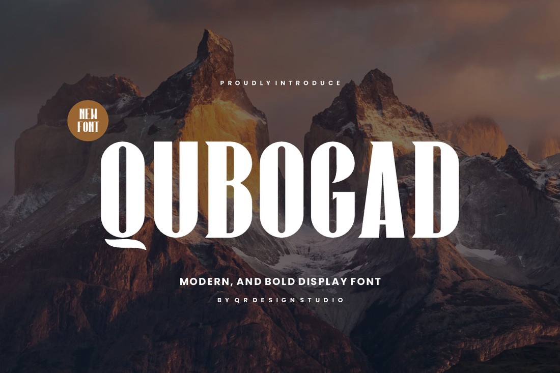 Schriftart Qubogad