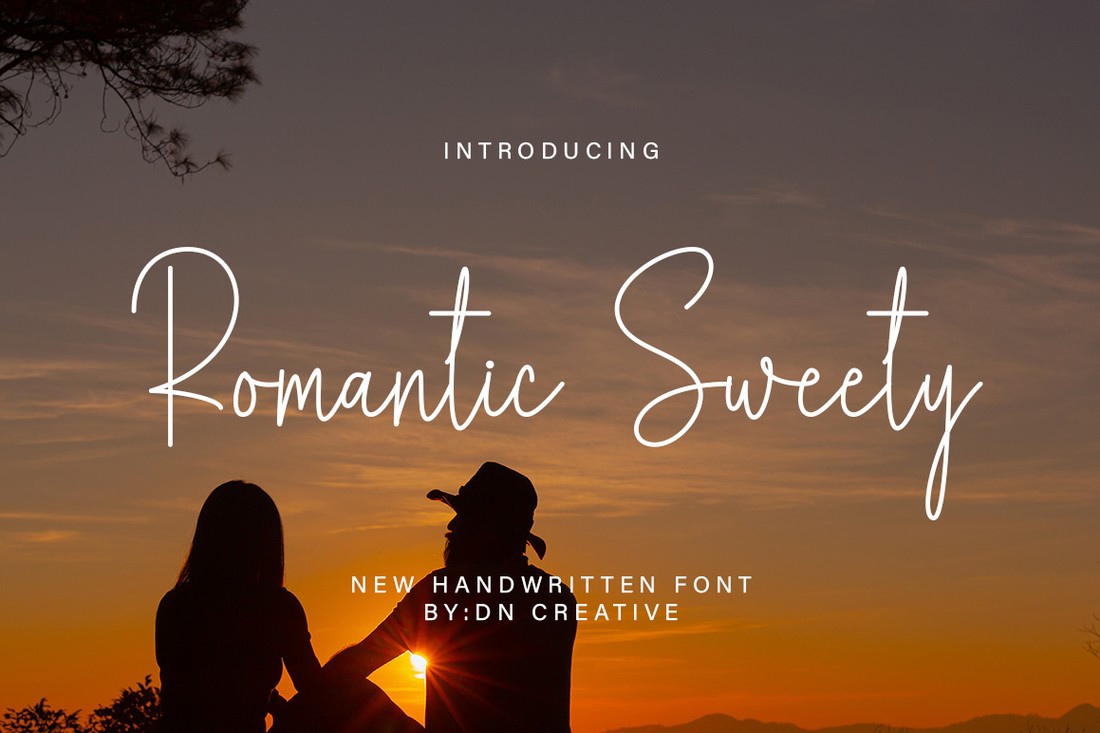 Schriftart Romantic Sweety