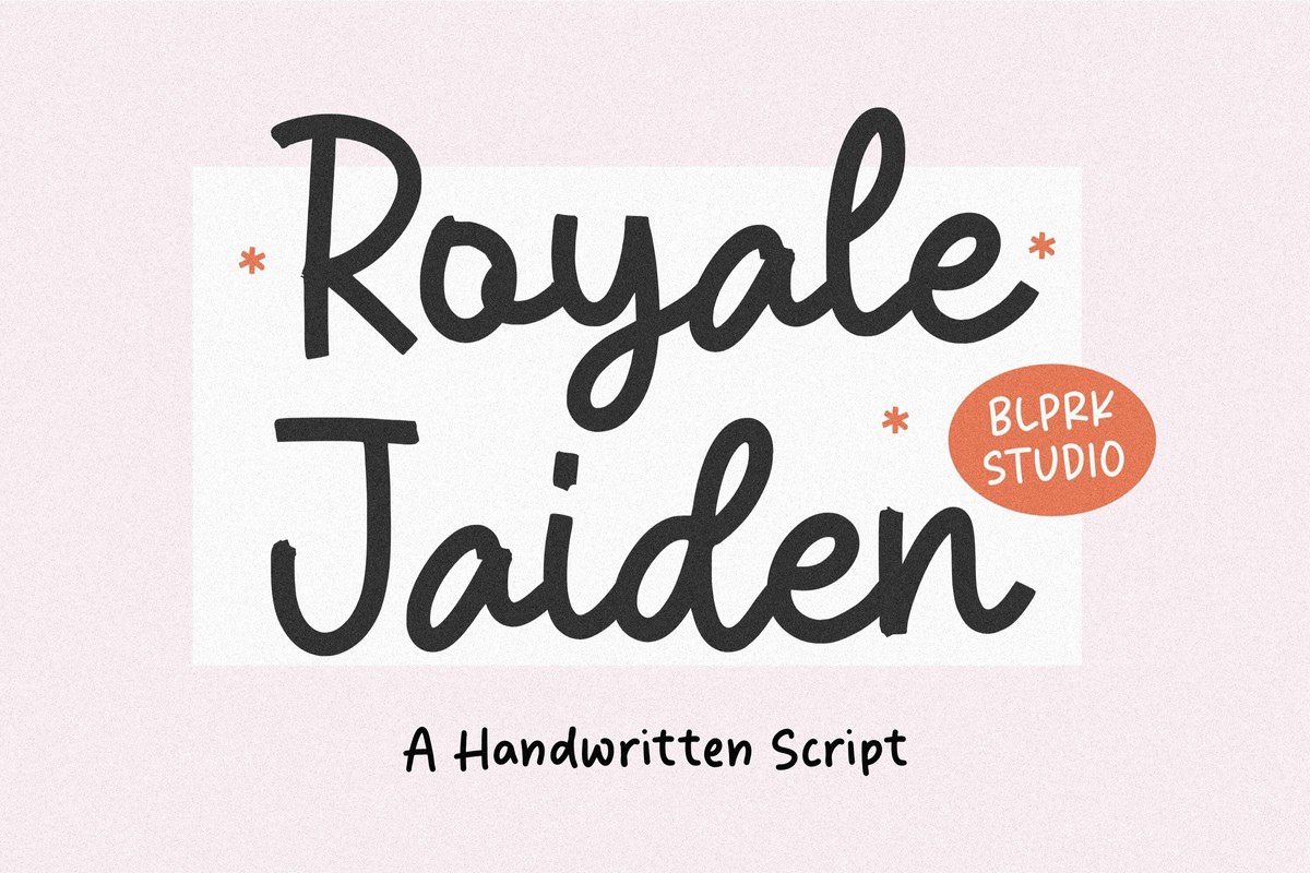 Schriftart Royale Jaiden