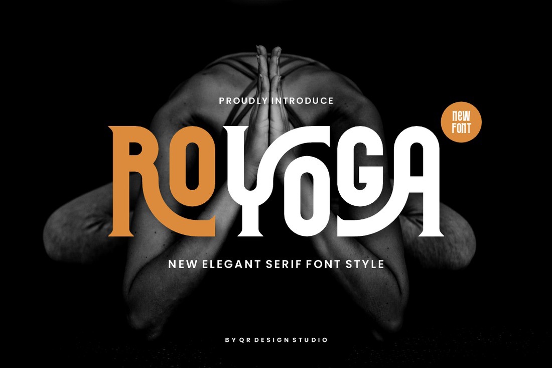 Schriftart Royoga