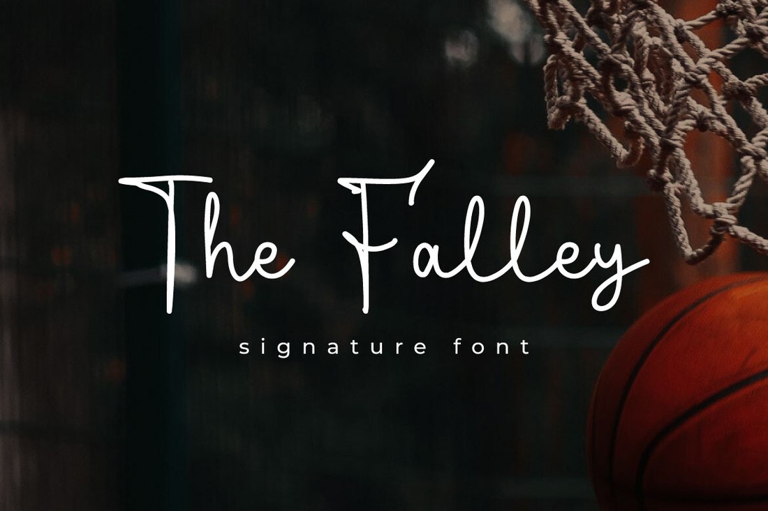 Schriftart The Falley