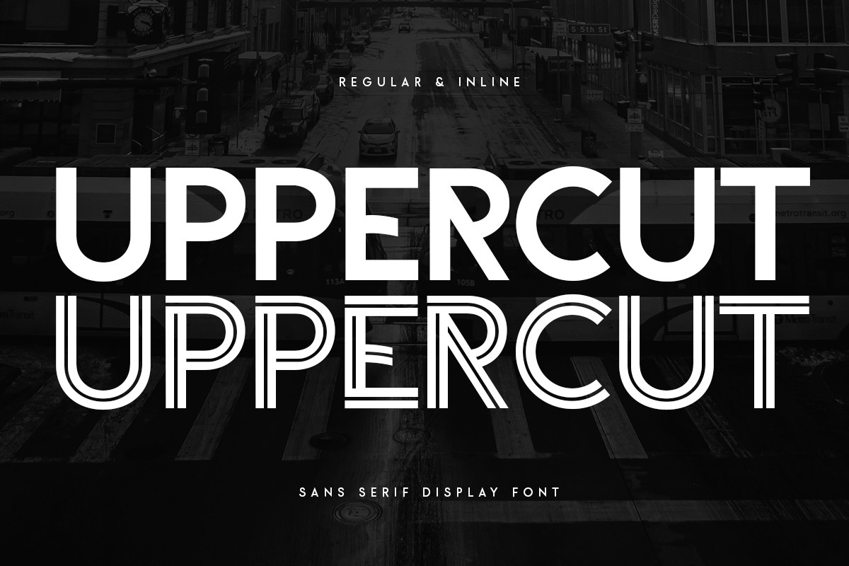 Schriftart Uppercut