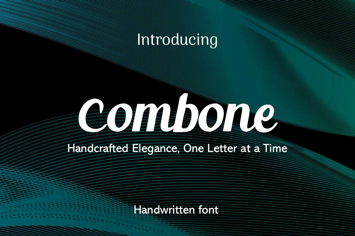 Schriftart Combone Handwritten