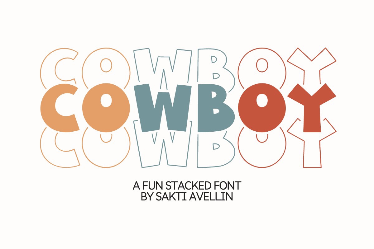 Schriftart Cowboy