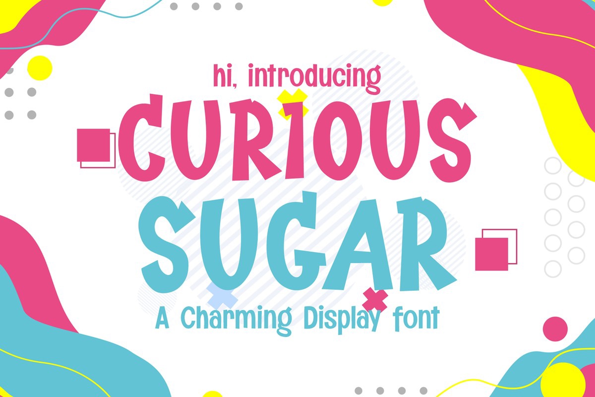 Schriftart Curious Sugar