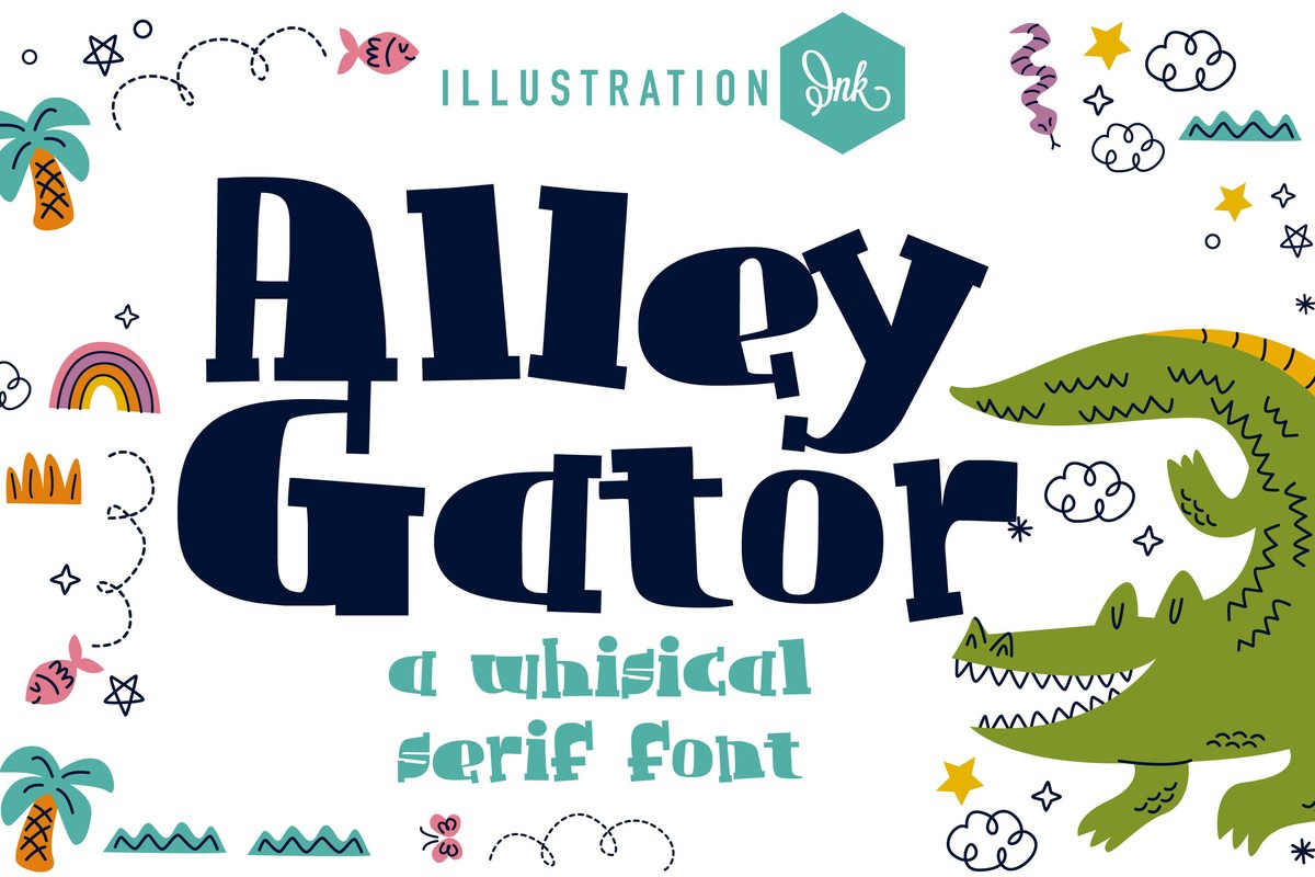 Schriftart PN Alley Gator