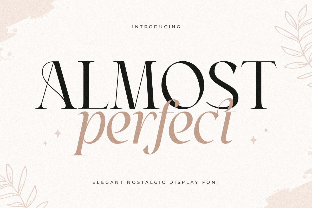 Schriftart Almost