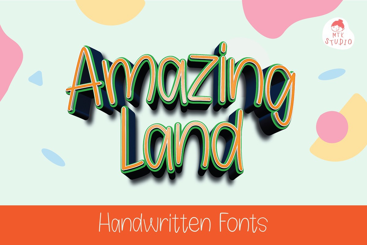 Schriftart AmazingLand