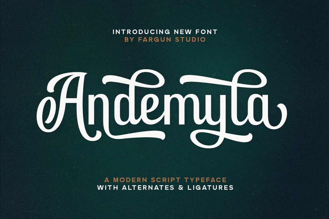 Schriftart Andemyla