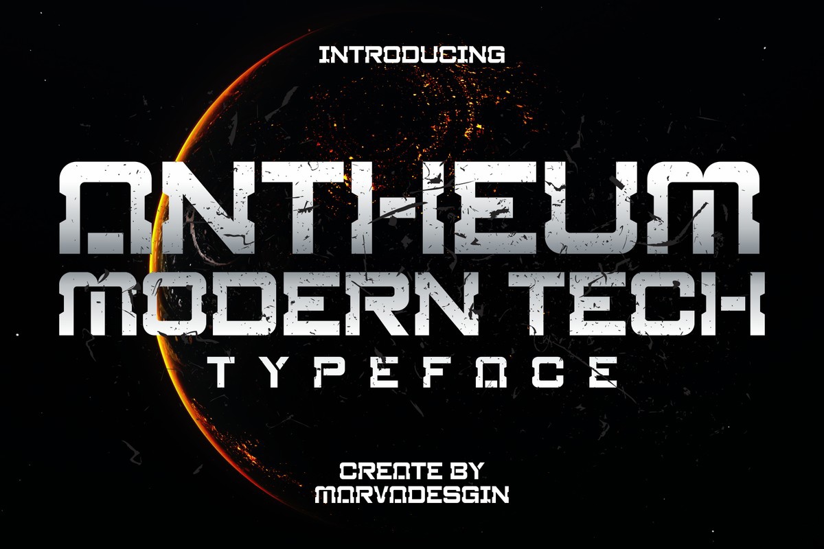 Schriftart Antheum