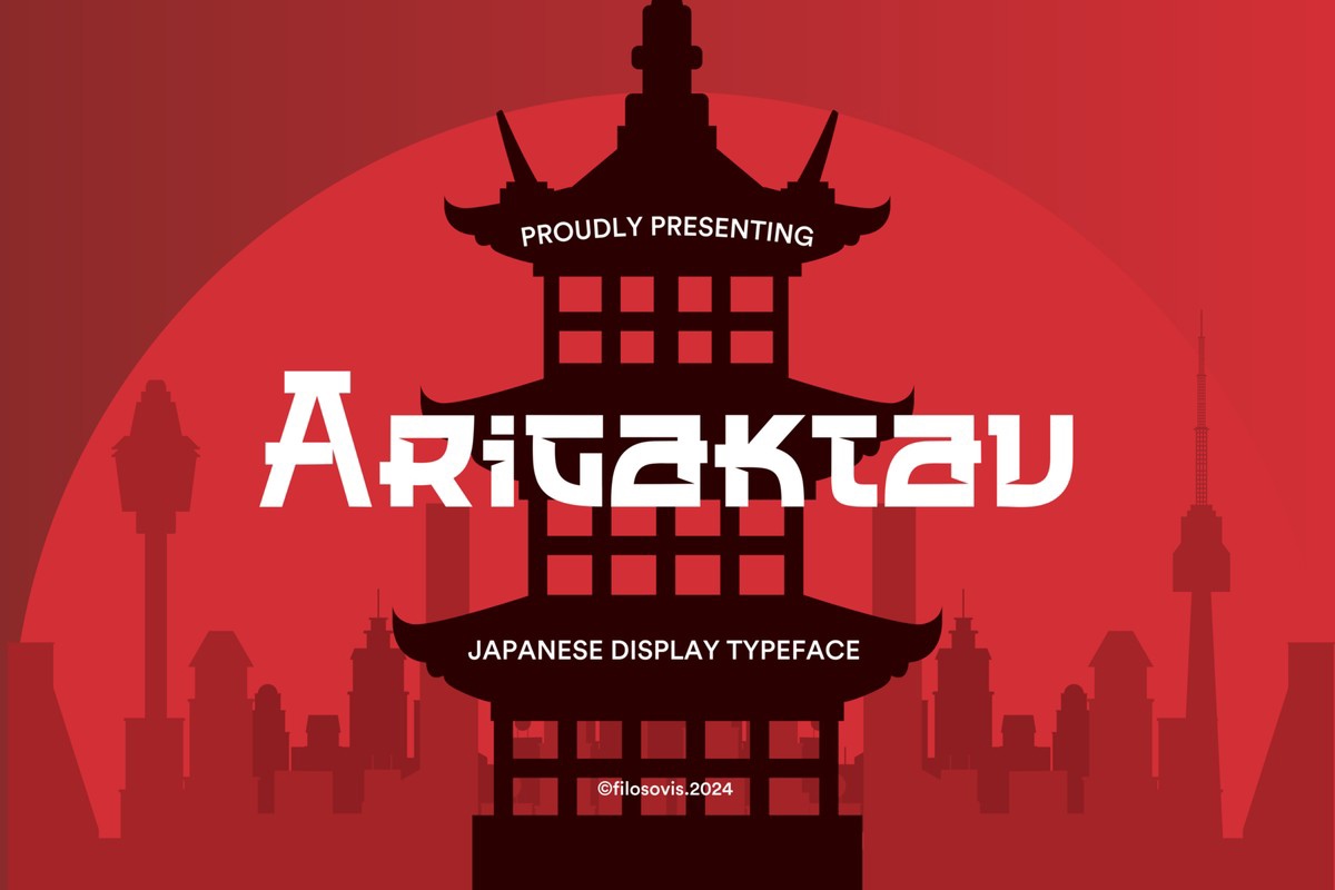 Schriftart Arigaktau