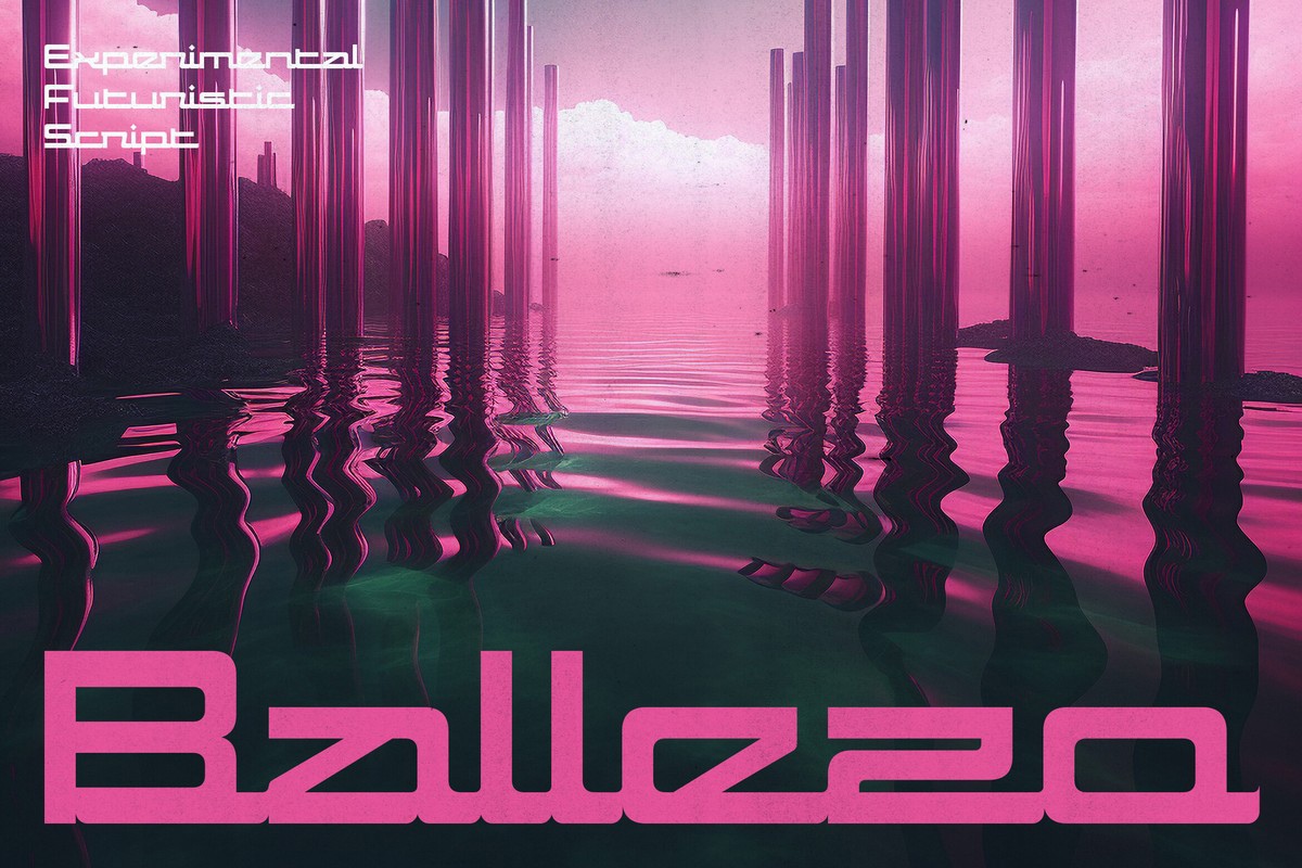 Schriftart Ballezo