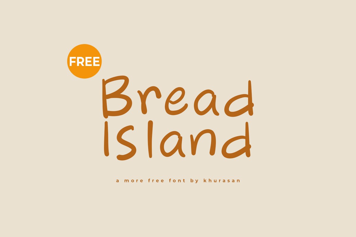 Schriftart Bread Island