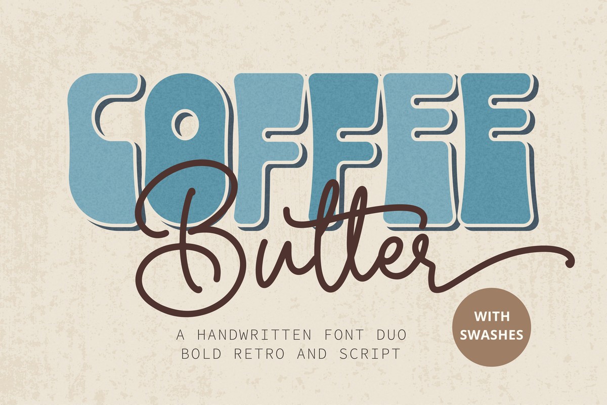 Schriftart Coffee Butter