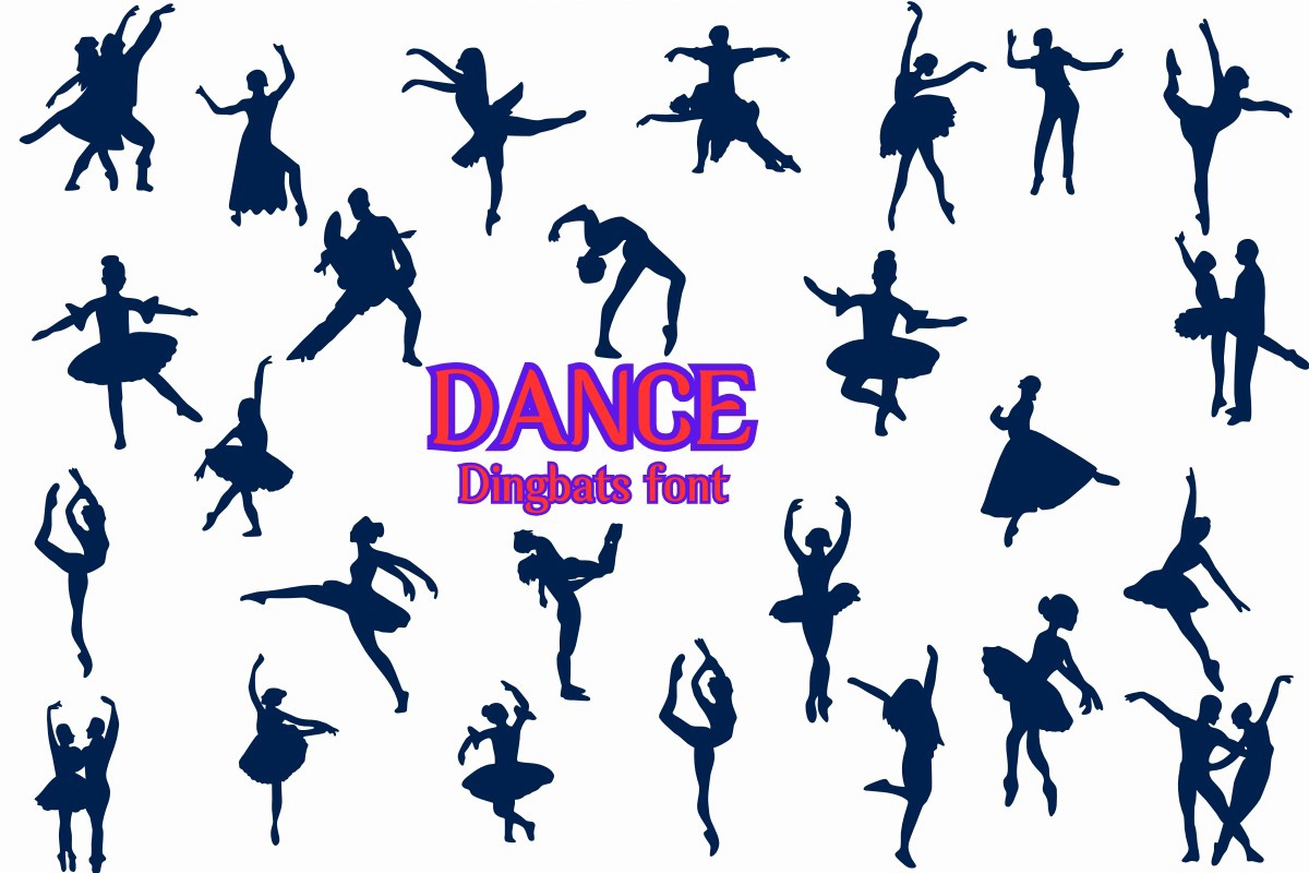 Schriftart Dance