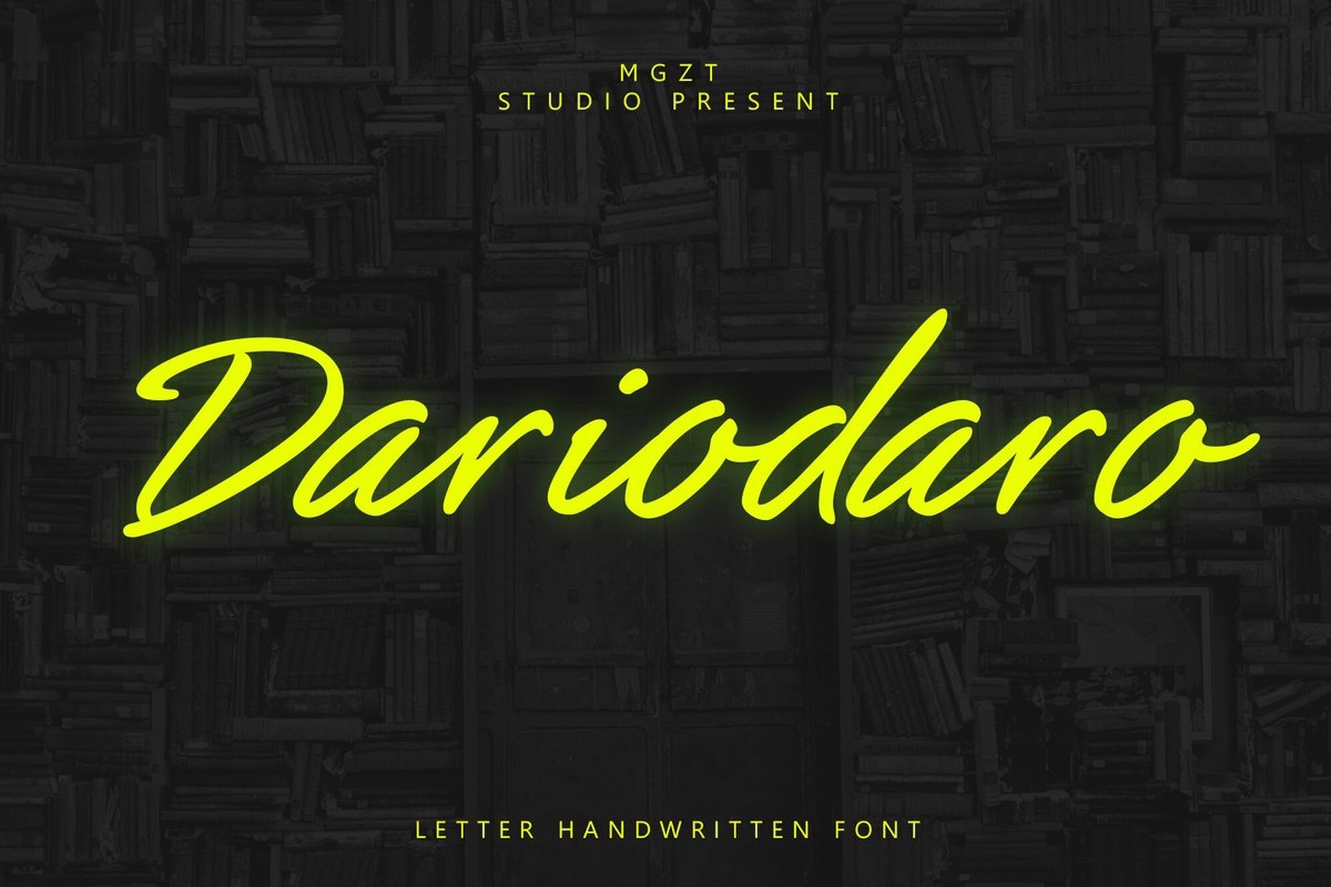 Schriftart Dariodaro