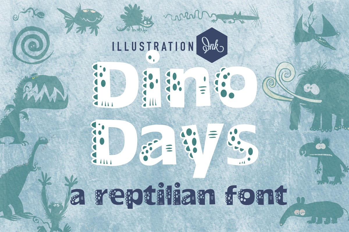 Schriftart ZP Dino Days