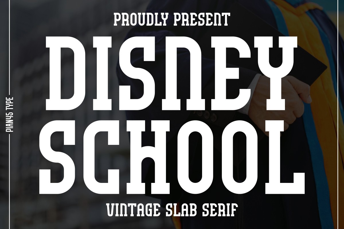 Schriftart Disney School