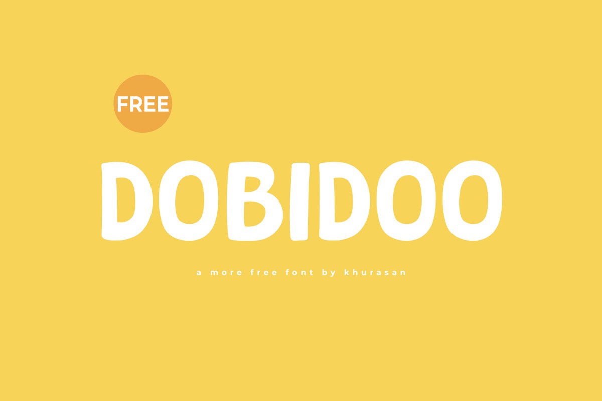 Schriftart Dobidoo