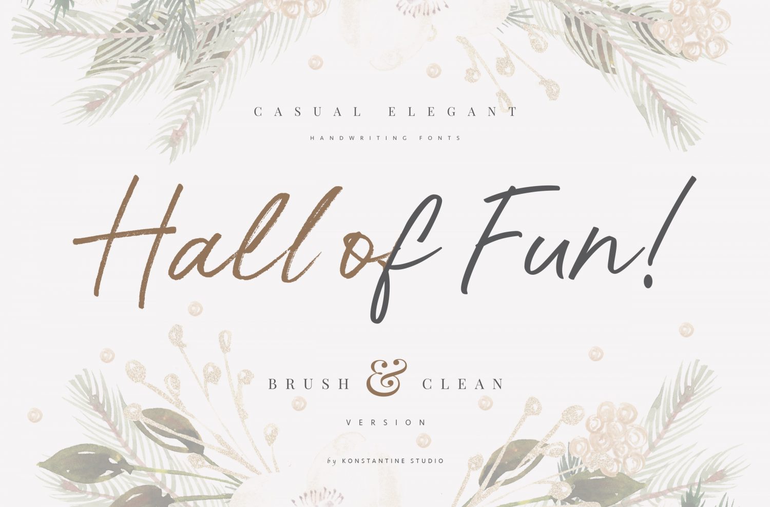 Schriftart Hall Of Fun