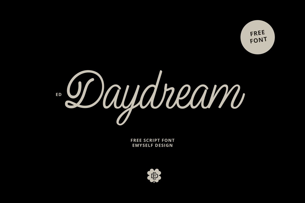 Schriftart ED Daydream