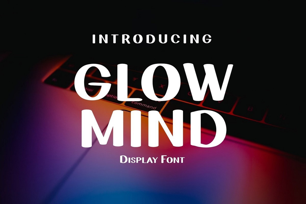 Schriftart Glow Mind