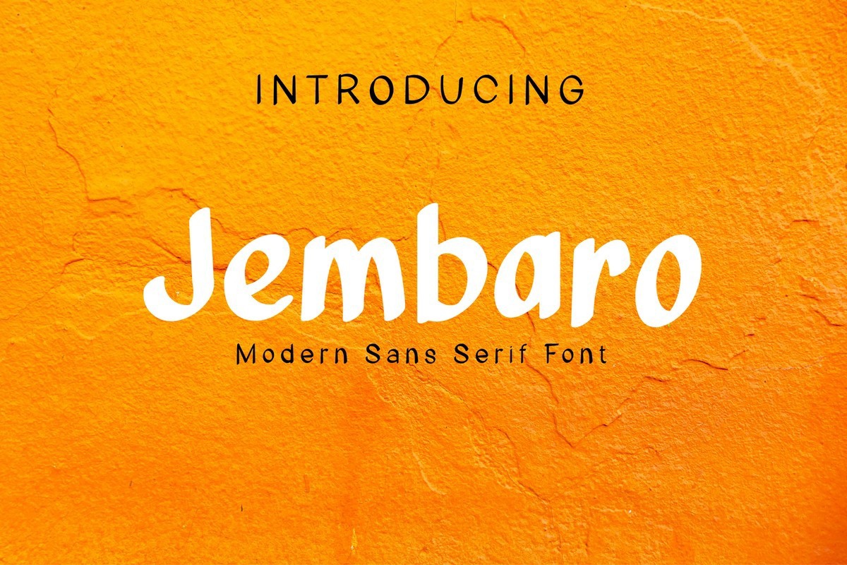 Schriftart Jembaro