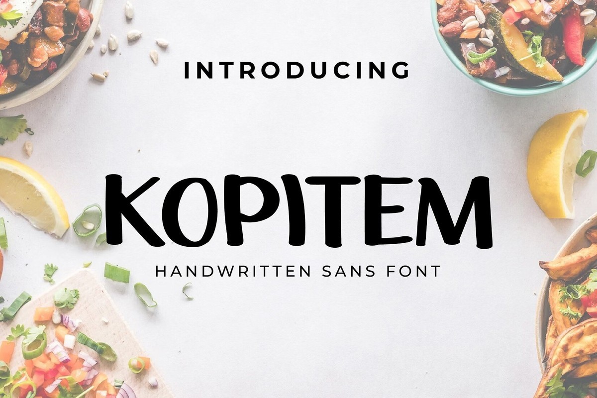 Schriftart Kopitem