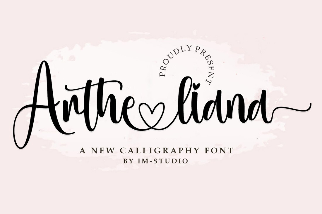 Schriftart Artheliana