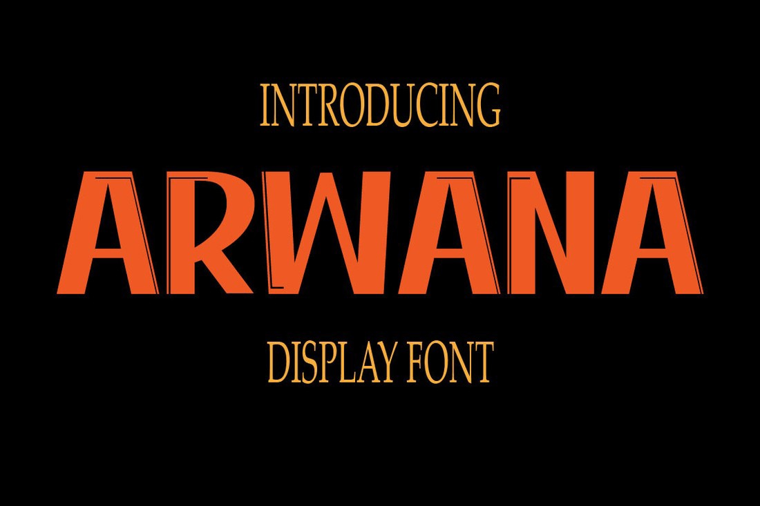 Schriftart Arwana