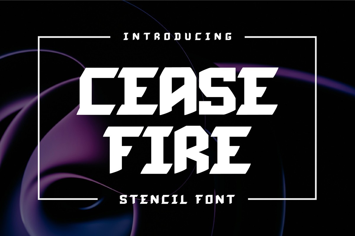 Schriftart Cease Fire