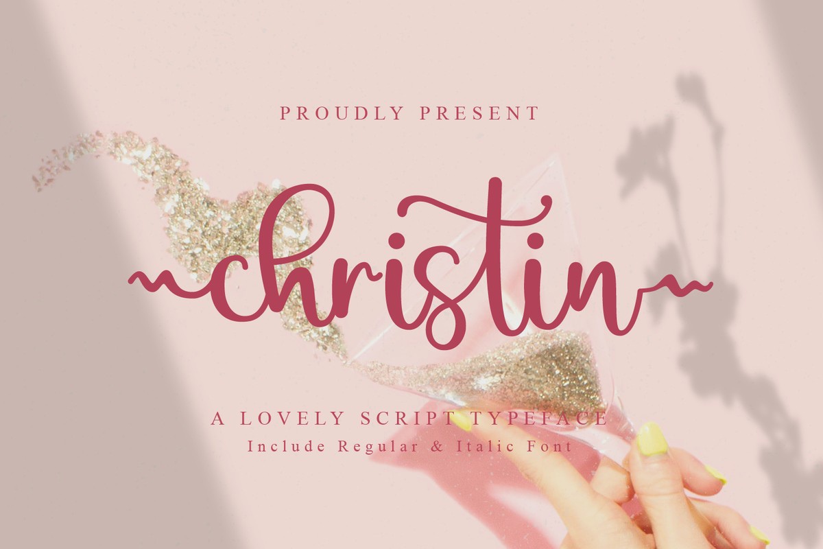 Schriftart Christin