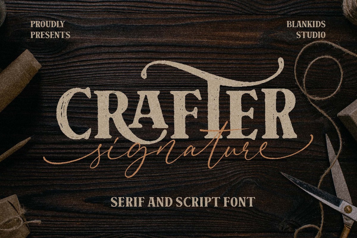 Schriftart Crafter Signature