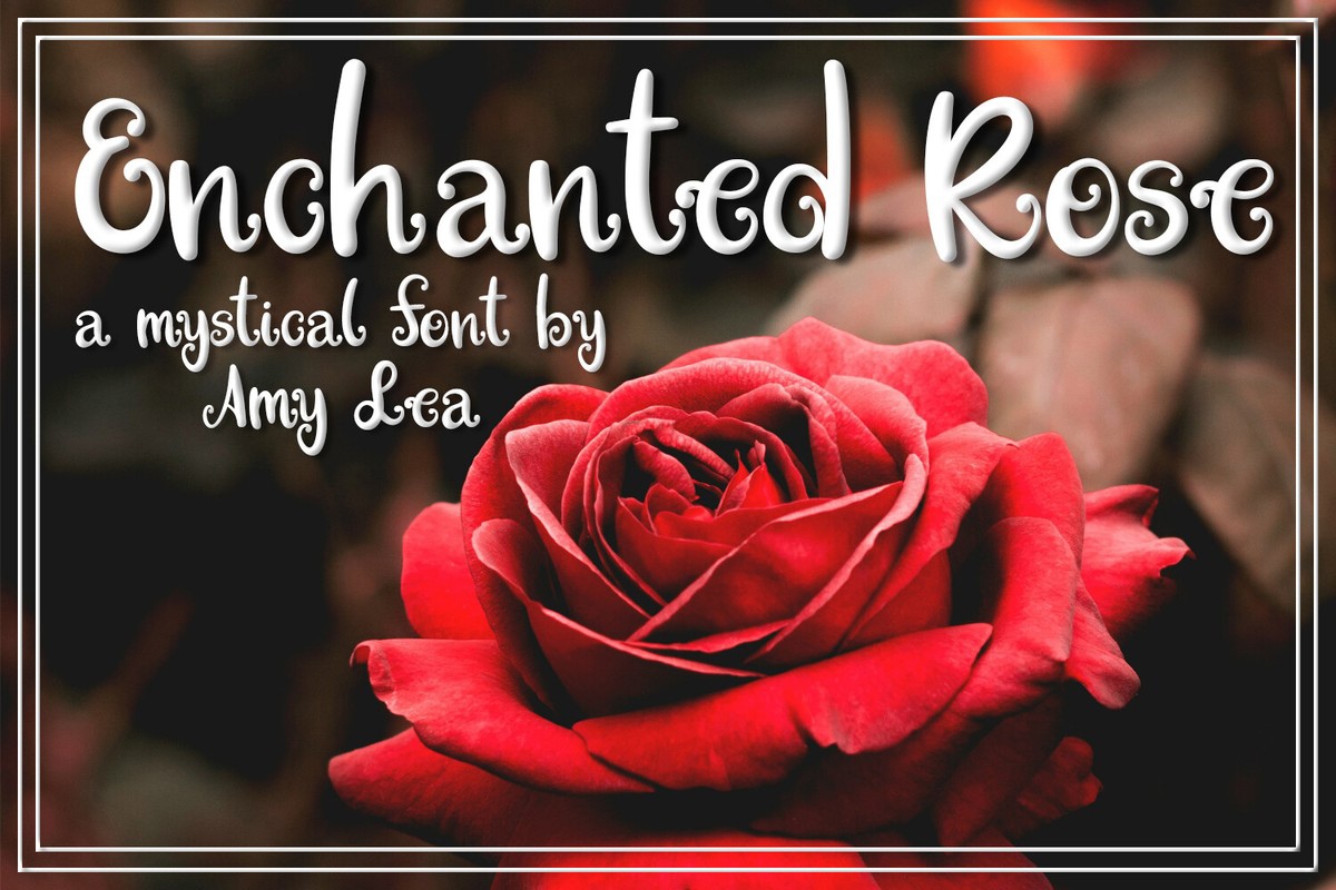 Schriftart Enchanted Rose