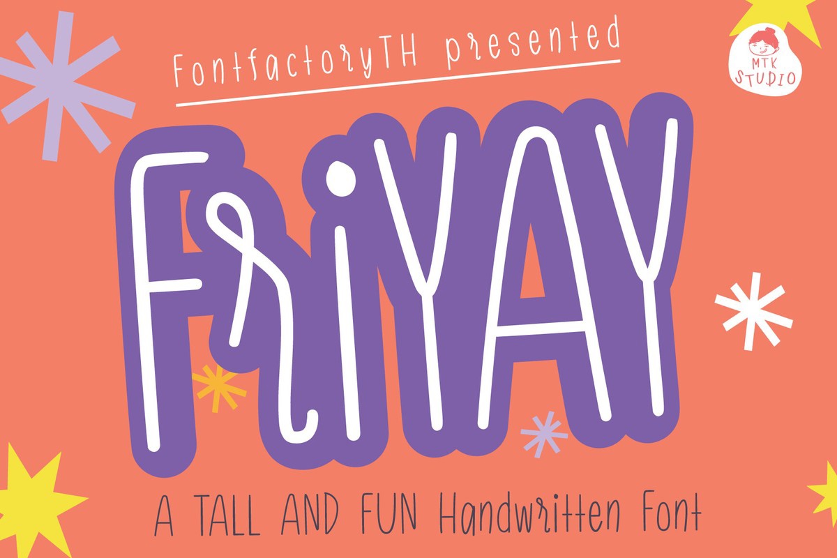 Schriftart FriYAY