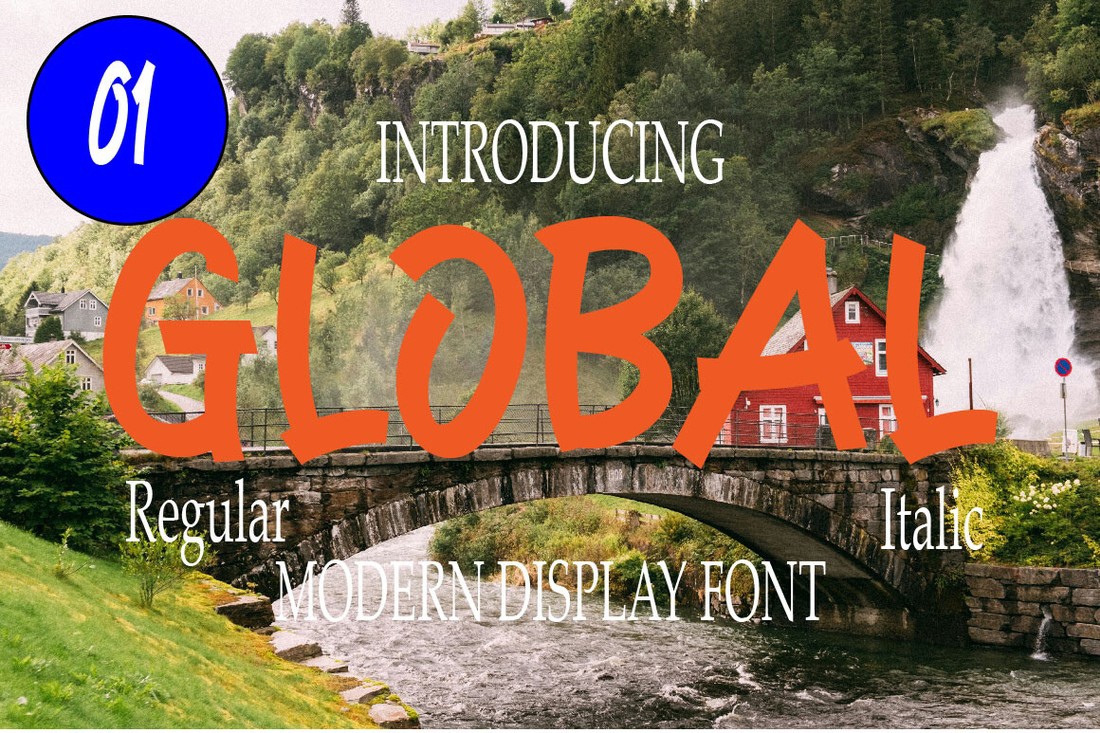 Schriftart Global