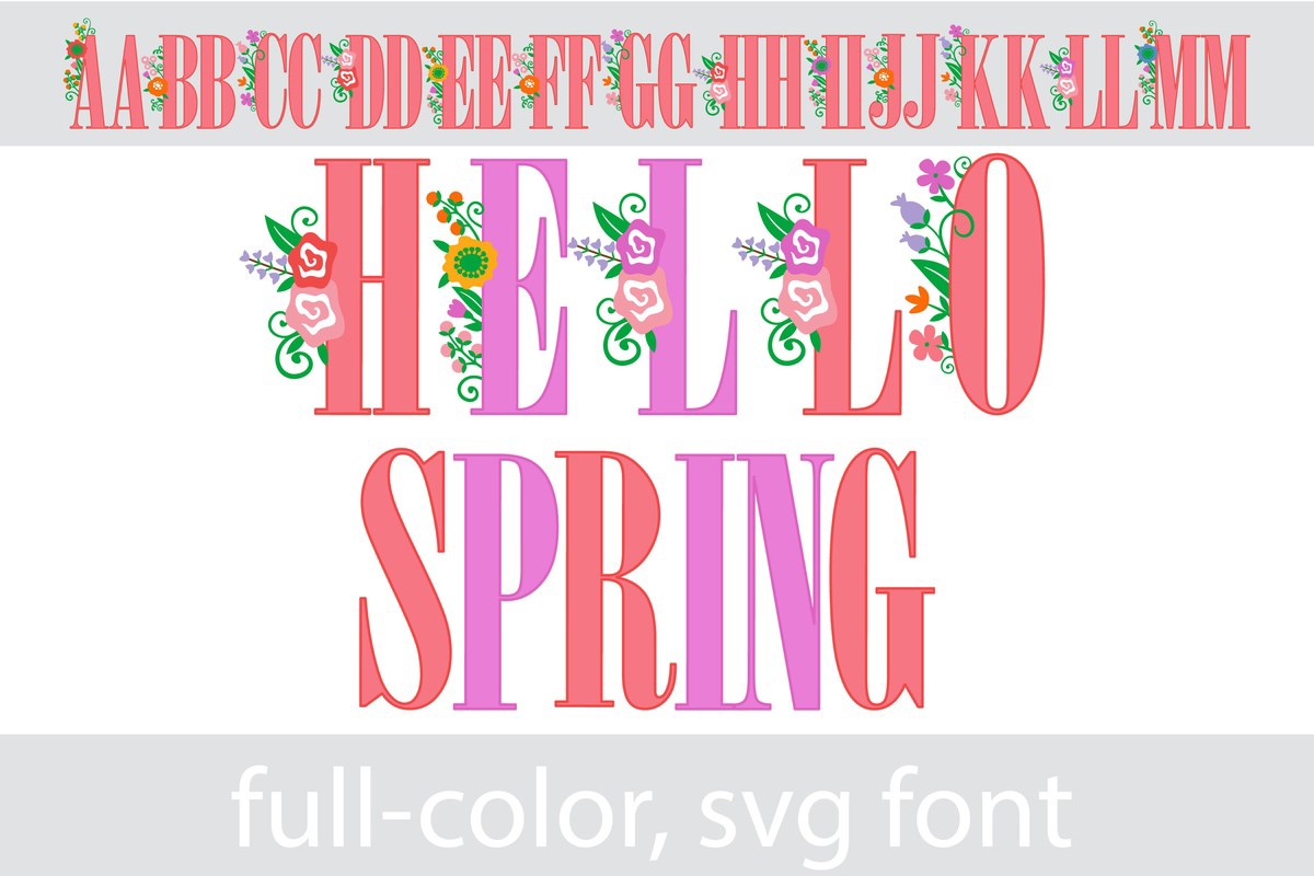 Schriftart Hello Spring CF