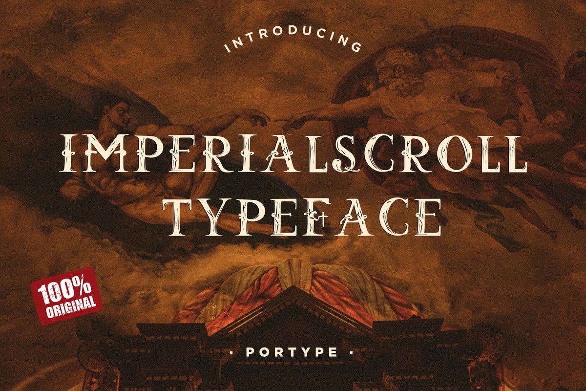 Schriftart ImperialScroll