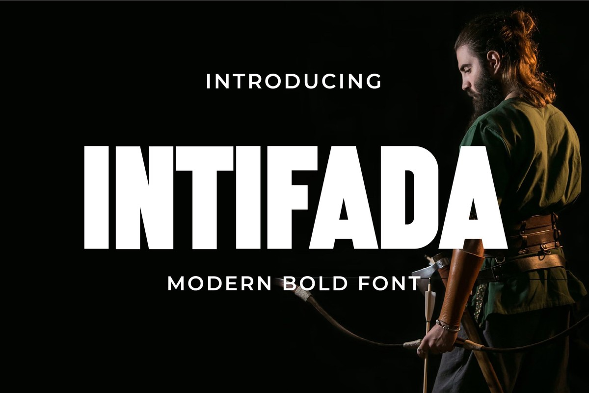 Schriftart Intifada