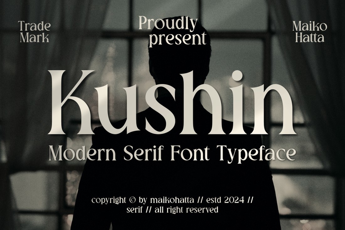 Schriftart Kushin