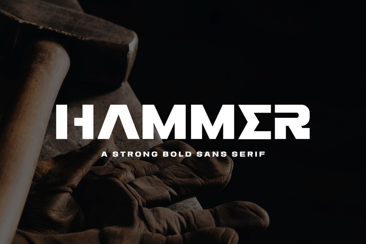 Schriftart Hammer