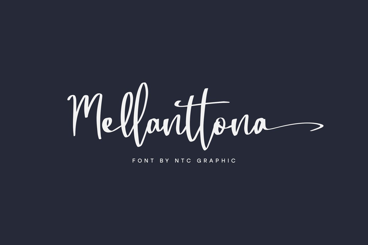 Schriftart Mellanttona