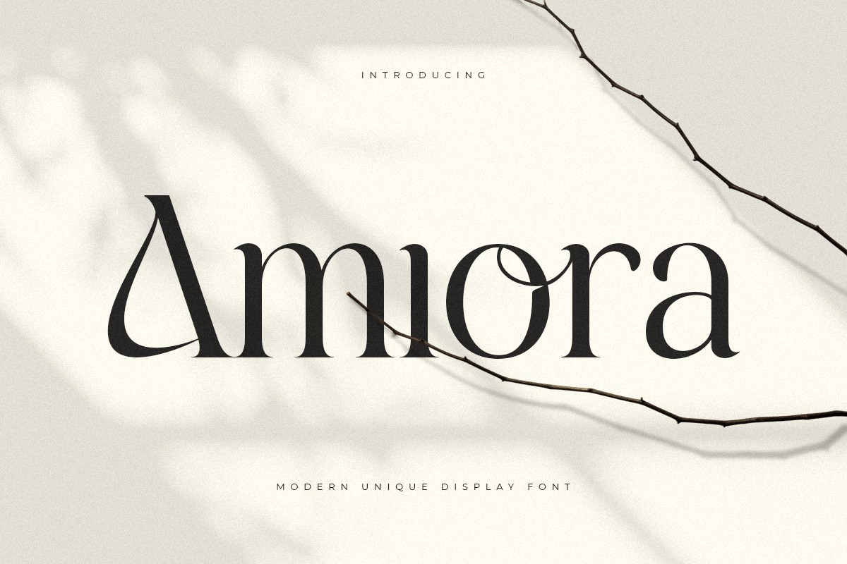 Schriftart Amiora