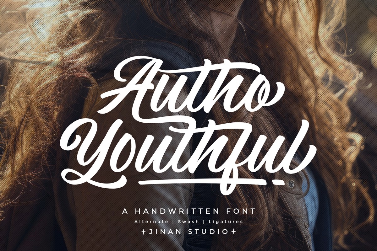 Schriftart Autho Youthful