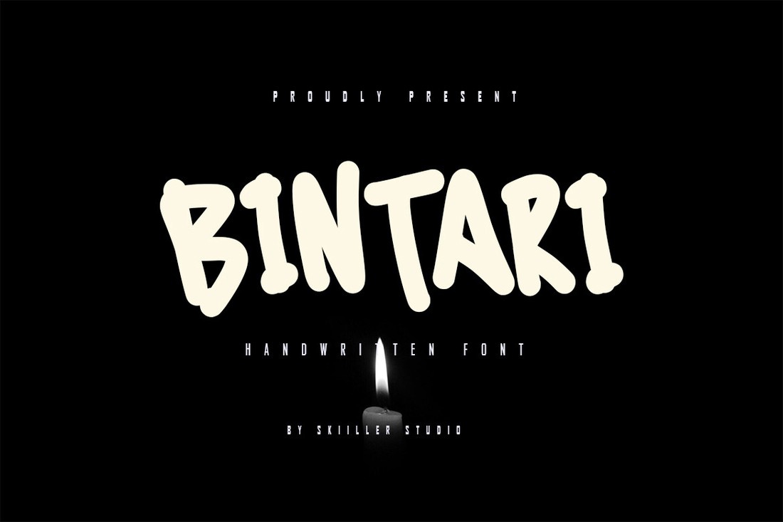 Schriftart Bintari