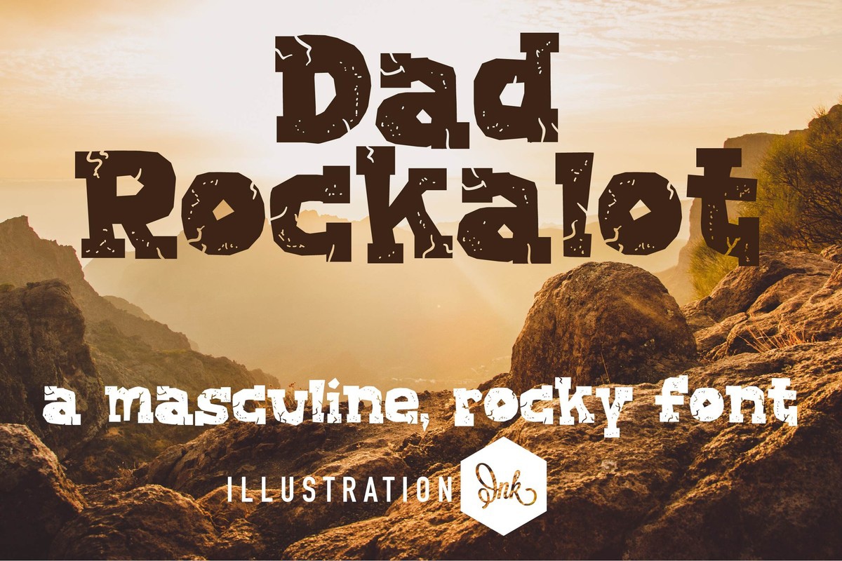 Schriftart PN Dad Rockalot