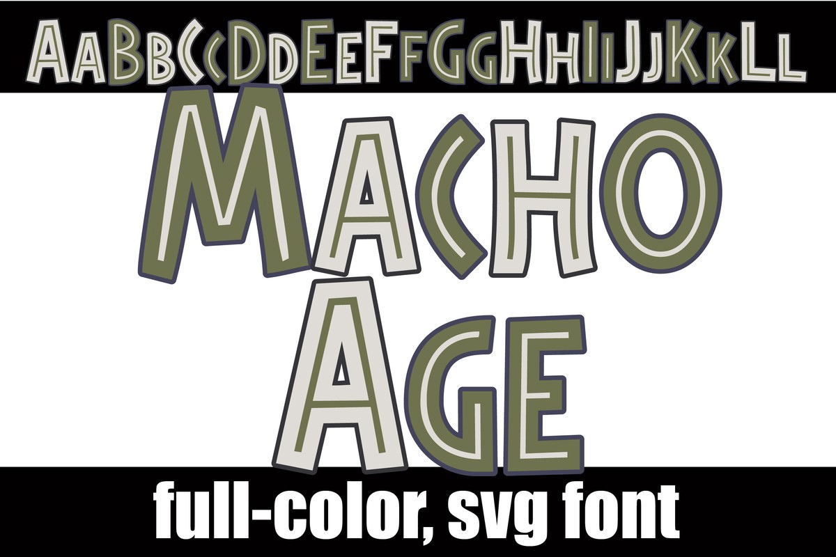 Schriftart Macho Age CF